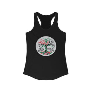 Our History Told Racerback Tank